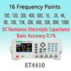 ET4401 ET4410 LCR Benchtop Digital Bridge Tester Desktop LCR Meter Capacitance Resistance Impedance Inductance Measure Meter