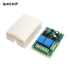 QIACHIP 433 MHz AC 110V 220V 2CH RF Remote Control Switch Controller + Universal RF Relay detail image 8