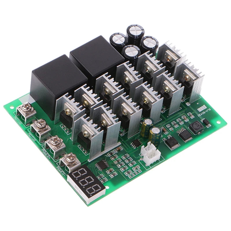 DC 10-55V 12V 24V 36V 48V 55V 100A Motor Speed Controller PWM HHO RC Reverse Control Switch with LED Display