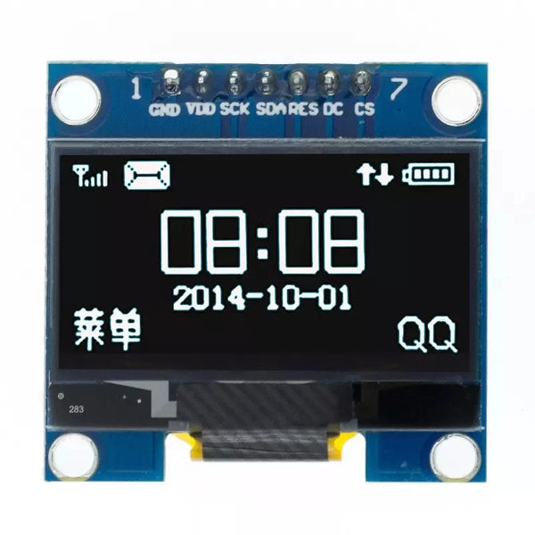 1.3" OLED Module 1.3 inch Display Module White/Blue 128X64SPI/IIC I2C Communicate Color 1.3 Inch OLED LCD LED Display Module