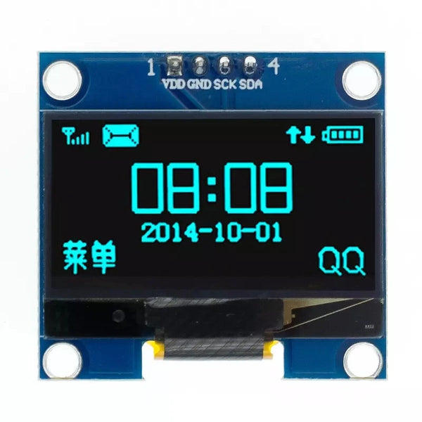 1.3" OLED Module 1.3 inch Display Module White/Blue 128X64SPI/IIC I2C Communicate Color 1.3 Inch OLED LCD LED Display Module