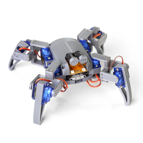 Quadruped Spider Robot  Kit v2.0 ESP8266，3D printed Bionic robot DIY NodeMCU Programming robot Maker Open source hardware