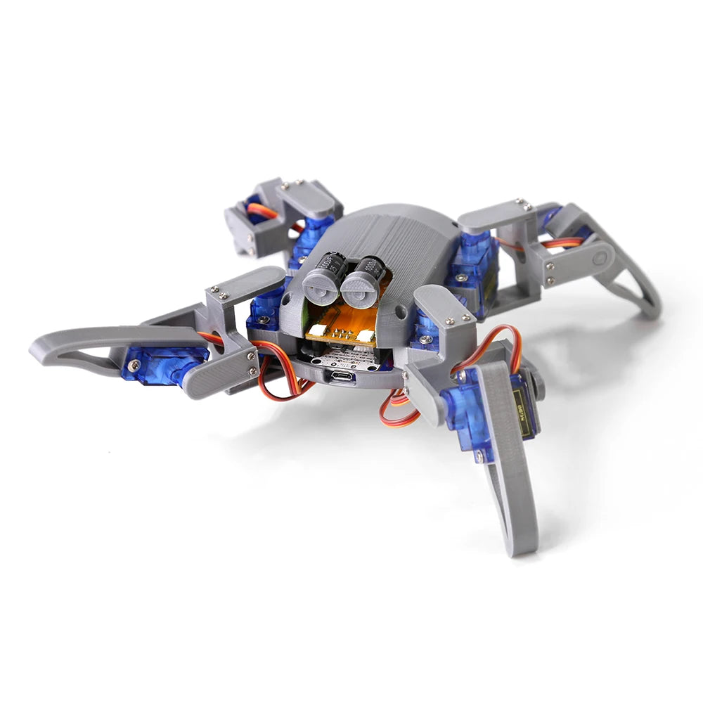 Quadruped Spider Robot  Kit v2.0 ESP8266，3D printed Bionic robot DIY NodeMCU Programming robot Maker Open source hardware