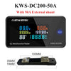 KWS DC-200 Voltmeter Ammeter DC 0-200V KWS Power Energy Meter LED Digital DC Wattmeter Electric Meter with Reset Function 0-100A