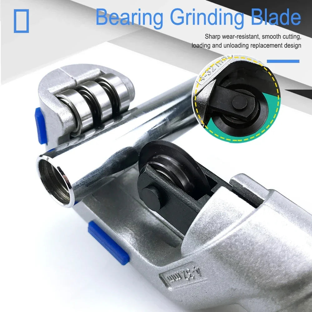 Metal RollerTube Cutter Bearing Scissor Pipe Cutter Stainless Steel Tube Tool for Copper Aluminum Iron Metal Plumbing Cutter