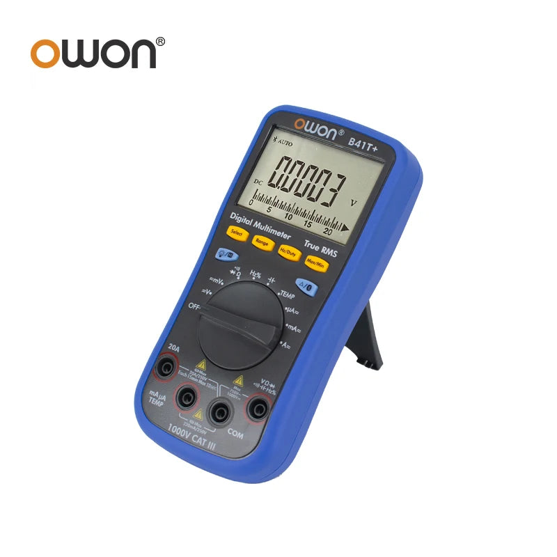 OWON B41T+ Bluetooth Digital Multimeter,Provide True RMS with Four and a Half Digits 3 in 1 Support for Offline Recording