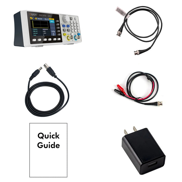 OWON DGE2035 DGE2070 Arbitrary Waveform Generator 2 Channels 35Mhz 70Mhz Bandwidth 14Bits 300MSa/s Sample rate