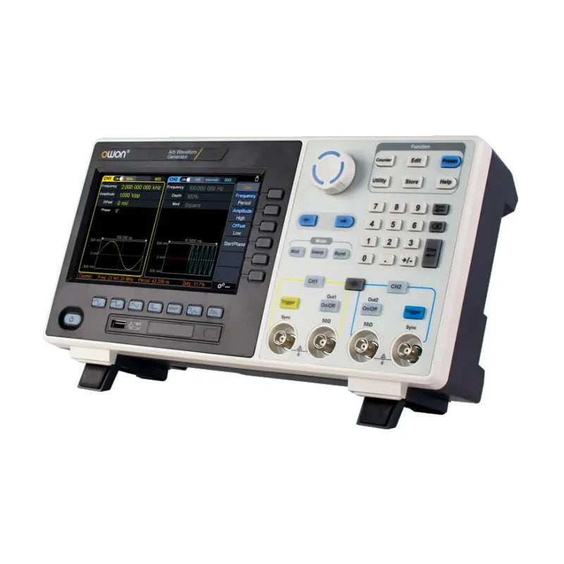 OWON XDG2030 Arbitrary Waveform Generator 30mhz Frequency Output 14 Bit Vertical Resolution 150 Built-In Arbitrary Waveforms