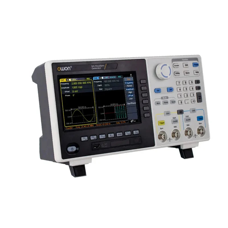 OWON XDG2030 Arbitrary Waveform Generator 30mhz Frequency Output 14 Bit Vertical Resolution 150 Built-In Arbitrary Waveforms