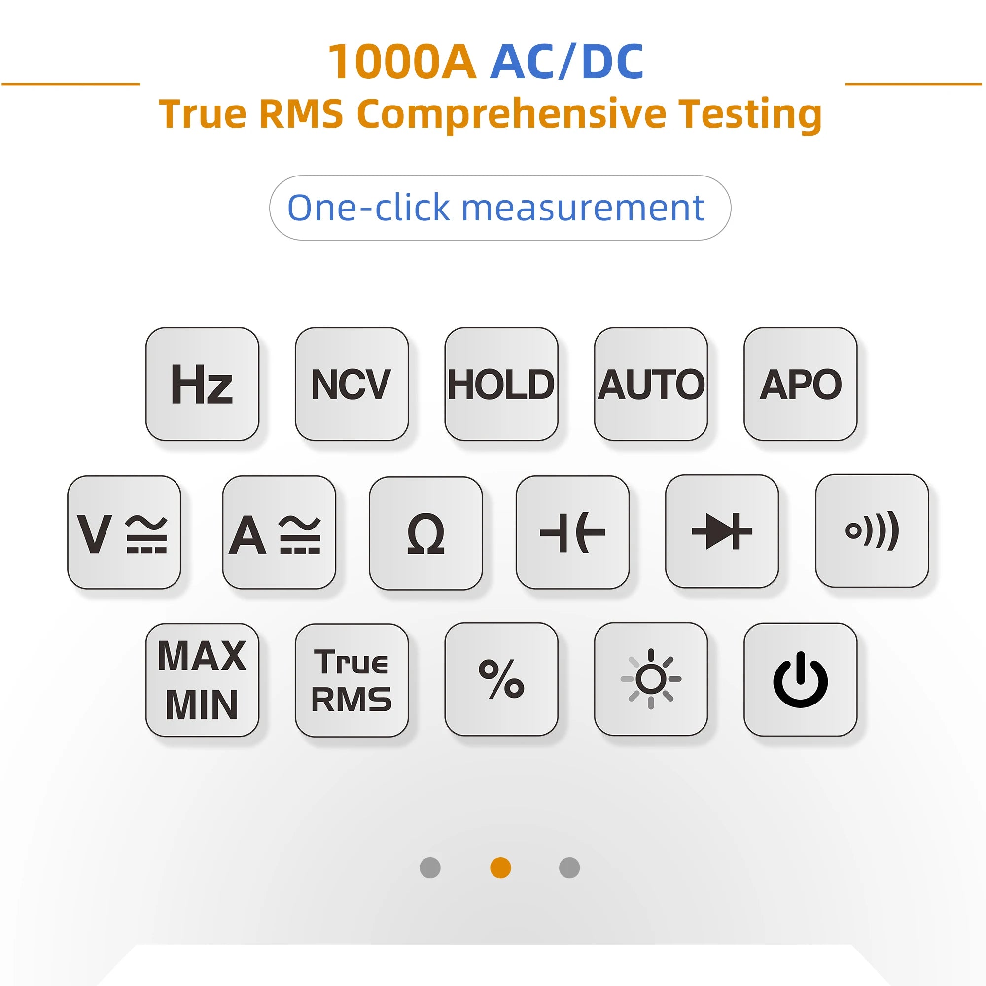 Owon CMS101 3 in 1 1000A AC/DC Clamp Meter+ Oscilloscope Bluetooth Recorder Function 18650 Lithium Battery NCV Digital Multimet