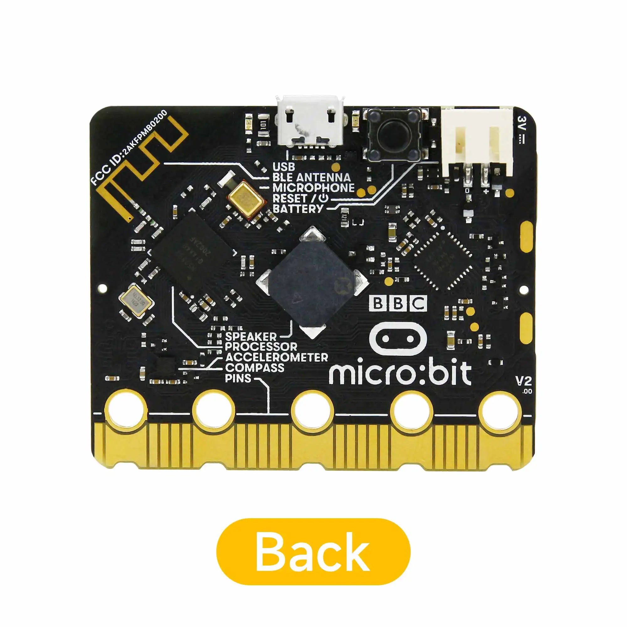 BBC Microbit V2 Development Board Programmable Learning Kit For Kids STME Education DIY Electronic Projects with Battery Case
