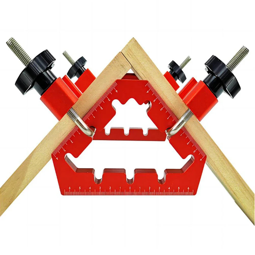 2Pcs 90 Degrees L-Shape Auxiliary Fixture Splicing Board, Positioning Panel Fixed Clip, Carpentry Square Ruler, Woodworking Tool