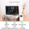 Tuya WIFI Weather Station Digital Color Screen Thermometer Hygrometer Online Weather Forecast Trend Wall Alarm Clock RF Sensor
