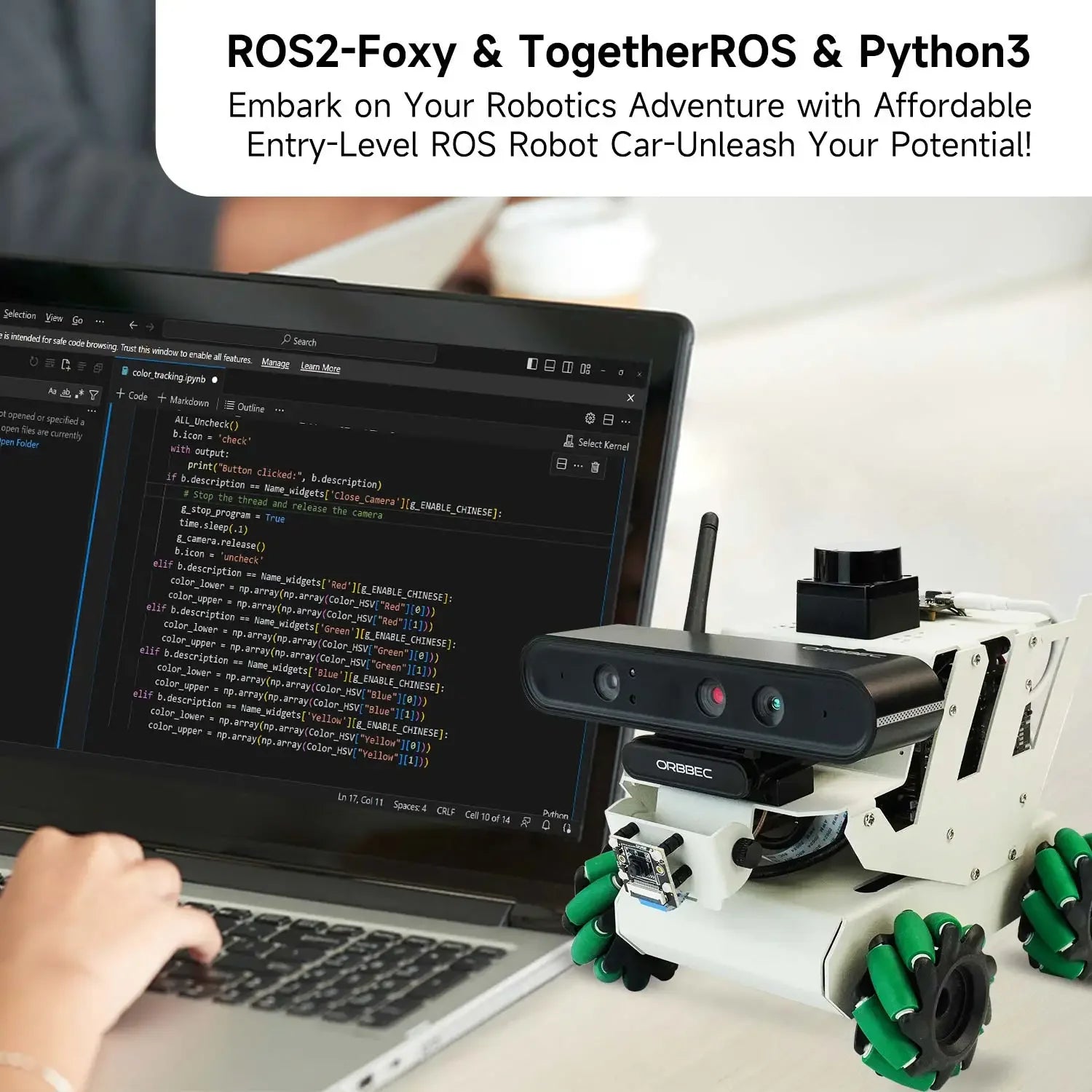 Yahboom RDK ROS2 Robot Programmable Smart Car Kit with Mecanum Wheel Depth Camera Lidar Support Python Programming APP Control