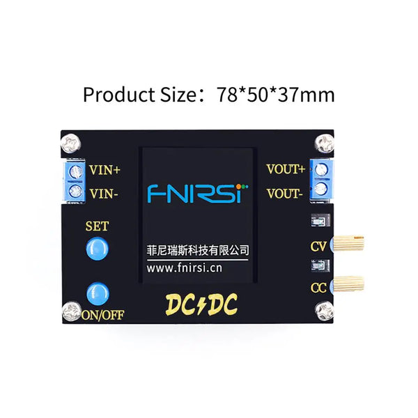 FNIRSI Automatic DC Boost/Down Converter Power Supply Module CC CV 0.5-30V 3A 35W/4A 50W Adjustable Power Supply Voltmeter