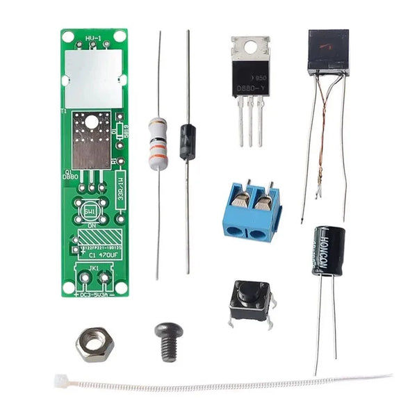 Kit fai da te per accenditore ad alta tensione HV-1, componenti per accensione ad arco, kit fai da te, generatore di arco, modulo accenditore per sigaretta ad arco, scheda PCB, DC 3V 5V 3A