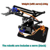 SG90 MG90S 4 DOF Unassembly Acrylic Mechanical Arm Robot Manipulator Claw for Arduino Maker detail image 7