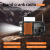 DC 5V 2A 7-in-1 87-108MHZ Multi-Function Emergency Radio: AM/FM/WB Full-Band Portable Radio with USB-C Interface