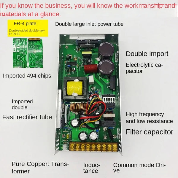 Manufacturer direct sales dual digital display 440W480W switch power supply detail image 7