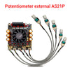 ZK-AS21P TPA3255*2 2.1 Channel Bluetooth Power Amplifier Board 300W+300W+600W High Power Low Noise Audio Power Amplifier Module