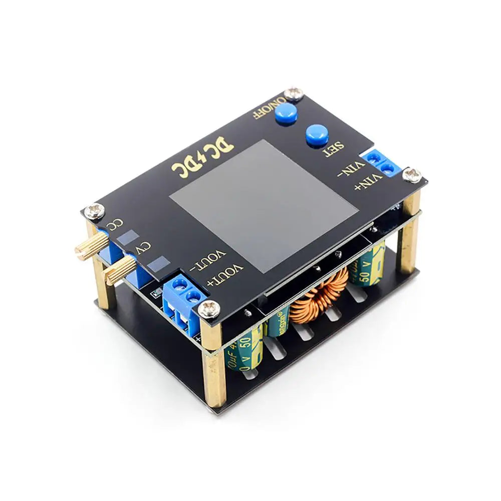 FNIRSI Automatic DC Boost/Down Converter Power Supply Module CC CV 0.5-30V 3A 35W/4A 50W Adjustable Power Supply Voltmeter