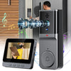 WiFi Wireless Intercom Smart Doorbell 4.3inch IPS Screen Video Security Camera Two-Way Intercom HD Surveillance Camera
