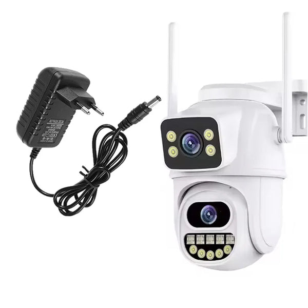 4K 8MP HD WIFI PTZ IP Cam 4X Zoom Dual Screen Auto Tracking Home Security Outdoor 4MP CCTV Surveillance ICSEE APP