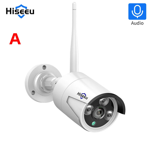 Hiseeu 3/5/8MP Wireless IP Camera 3.6mm Lens Waterproof Security WiFi Camera for Hiseeu Wireless CCTV System Kits IP Pro APP