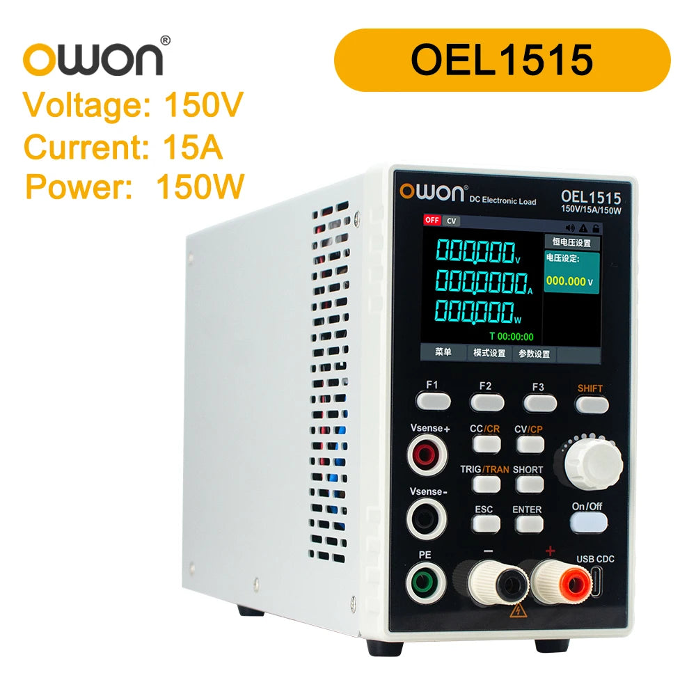 OWON High-Performance Programmable Electronic Load DC OEL1515/OEL3020/3030 150W/300W 150V/300V 15A/20A/30A Electronics Load