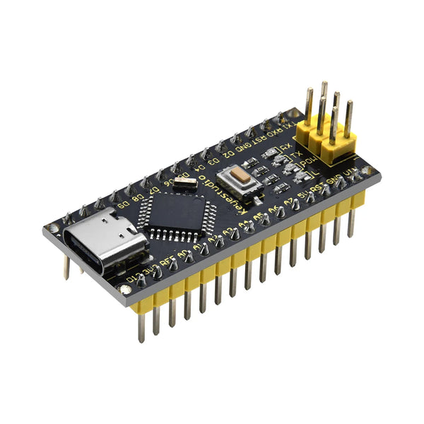 Keyestudio16MHz ATMEGA328P CH340 NANO Development Board With Bootloader+USBCable Compatible with Arduino NANO DIY Electronic Kit