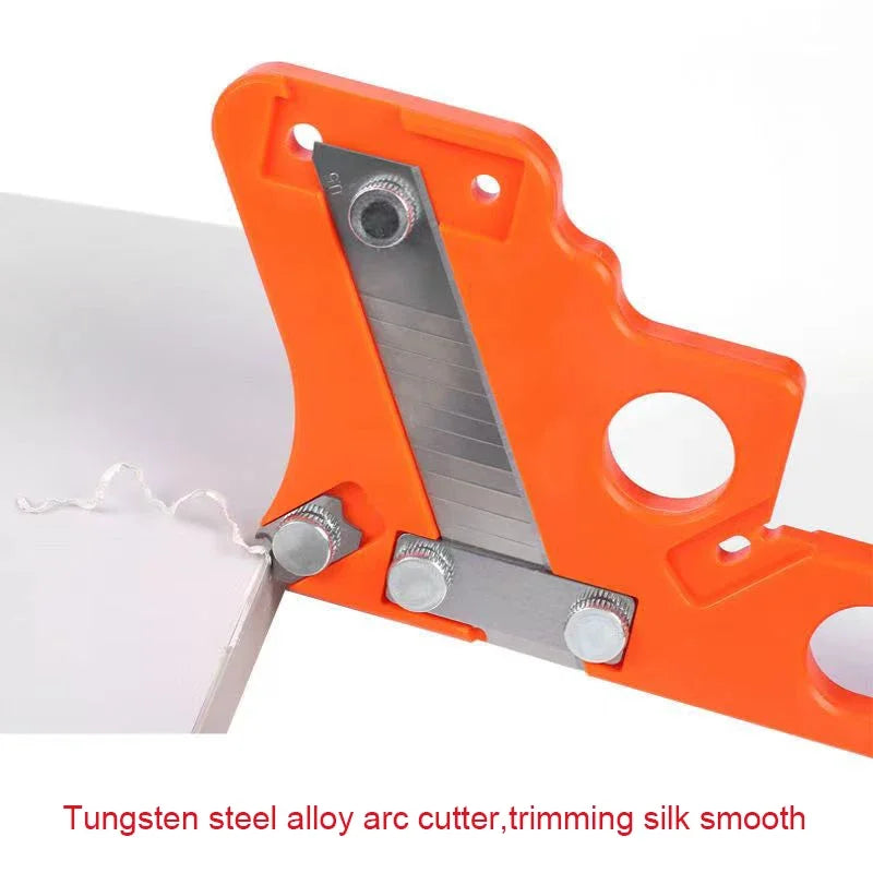 Edge strip trimming knife Woodworking artifact edge Chamfering Fillet Scraper Board deburring Rounded Arc Manual Planer tool