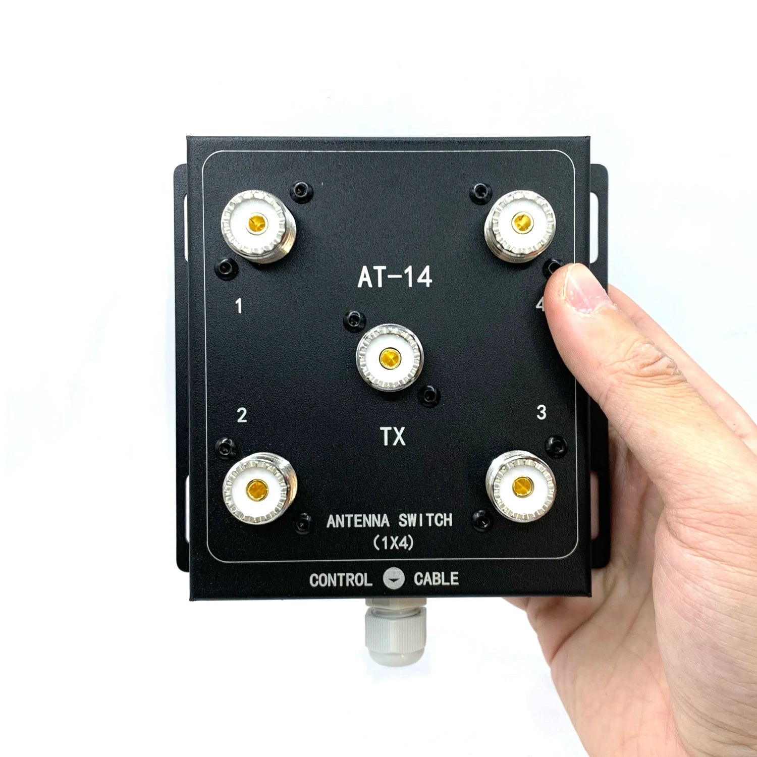 AT-14 4-Way Coax Remote Antenna Switch Convenient Switching 1.8MHz-60MHz 500W PEP Ham Radio detail image 2