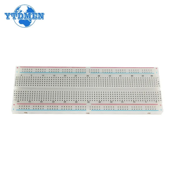 MB102 Breadboard Power Module 3.3V/5V MB-102 830 Points Prototype Bread Board +65pcs Jumper Wires DIY for Arduino Kit