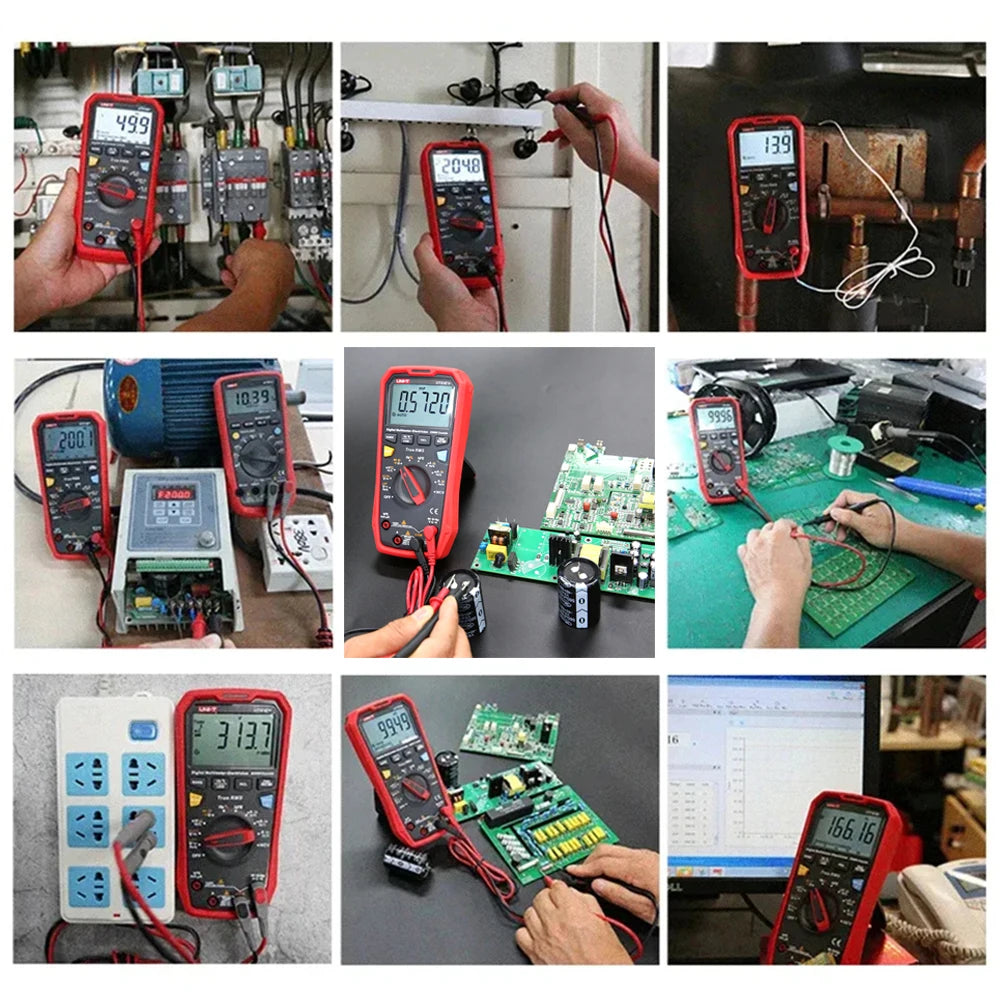 UNI-T UT61B UT61D UT61E Plus Smart Multimeter Analog & Digital Polymer Electrician Tester Voltmeter Ammeter Electric Multi Meter