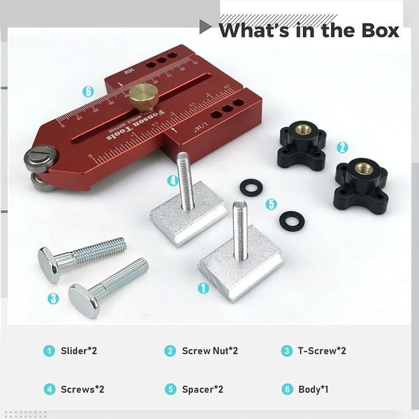 90/140mm Extended Thin Rip Jig Table Saw Jig Guide Saw Locator for Repeat Narrow Strip Cuts Works