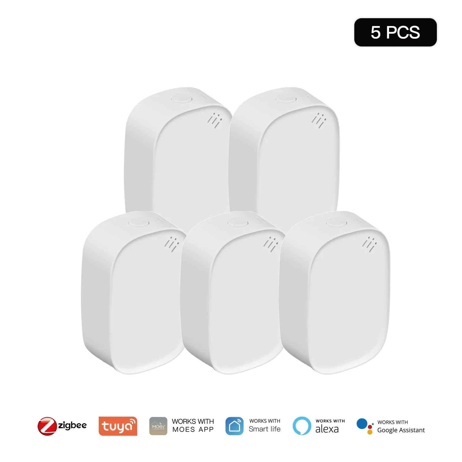 MOES Tuya Zigbee Smart Temperature Humidity Sensor Indoor Hygrometer APP Monitoring Works detail image 9