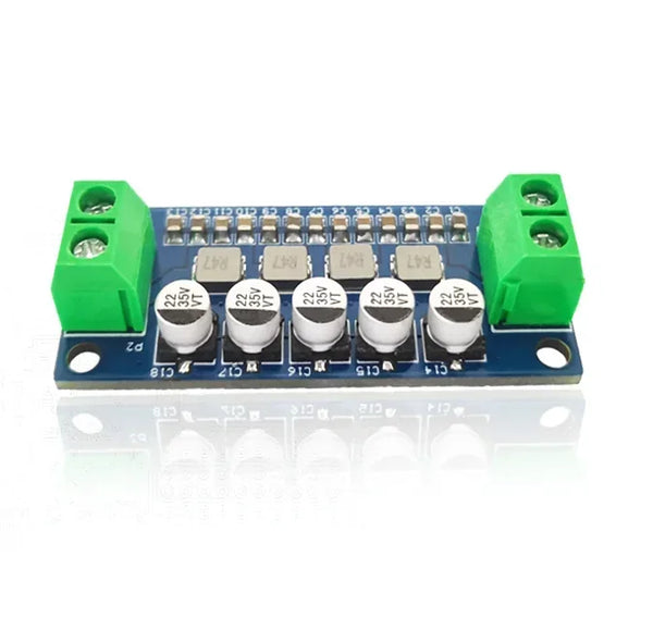1x DC 0-35V Power Filter Module Low-pass Filter Voltage Regulator Module 0-5A High Current，for Power Supplies with Large Ripple