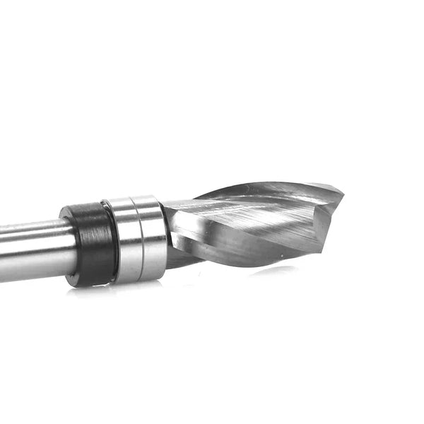 Top Bearing Ultra-Performance Compression Flush Trim Router Bit Mill 8mm Shank Solid Carbide CNC  Bit Spiral Flush Router Tool