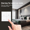 Zigbee 3.0 Wireless Smart Scene Switch Push Button 4 Gang 12 Modes Home Automation Scenario Controller Works With Tuya Devices
