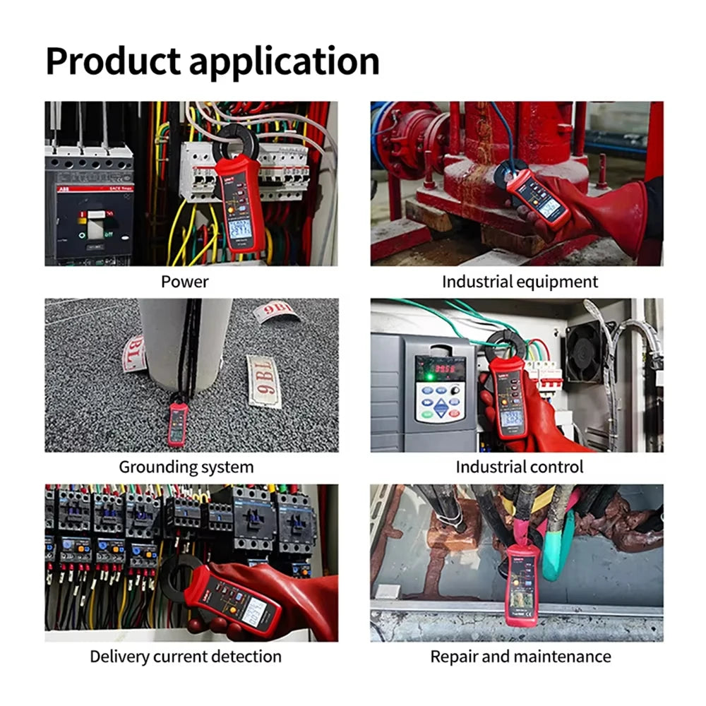 UNI-T UT251C+ Leakage Current Clamp Meter 60A AC Digital Ammeter Pliers True RMS PEAK Hold detail image 5