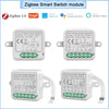 1/2/3/4CH Tuya Zigbee Smart Switch Module 10A Remote Control Switch Neutral Live Timer Breaker Module Works With Alexa Google