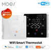 MOES Tuya Smart WiFi/Zigbee Smart Thermostat Low Battery-Powered Gas Boiler Temperature Controller Work with Alexa Google Home