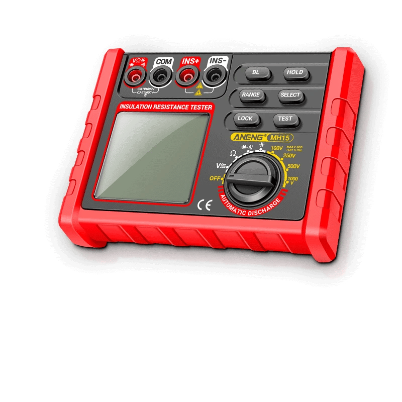 ANENG MH15 Digital Megohmmeter  Insulation Resistance Tester  Earth Megometro 6000 Count Multifunctional Ohm Tester High Voltage