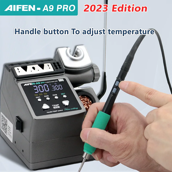 AIFEN A9PRO Soldering Station Compatible SUGON Soldering Iron Tip 210/245/115 Handle Control Temperature Welding Rework Station