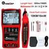 TOOLTOP 3 in 1 LAN Cable Tester Visual Fault Locator Multimeter 600M Length Measure Cable Mapping POE Rj45 Network Cable Tracker