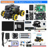 Yahboom 4WD Raspbot V2 AI Large Model Robot Kit for Raspberry Pi 5 Beginners Educational Project ROS2-Humble Python Programming