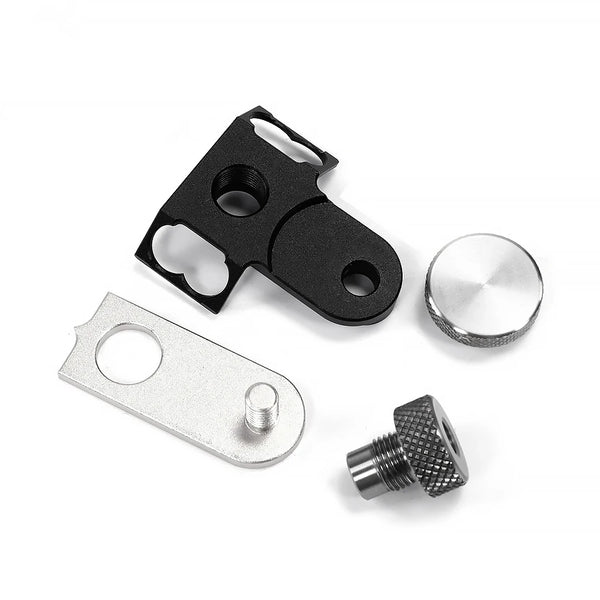 Scriber Marking T Square Ruler HONGDUI MT-2465 Woodworking Aluminum Alloy Hole Positioning Marking Gauge Hooked On Wood Ruler