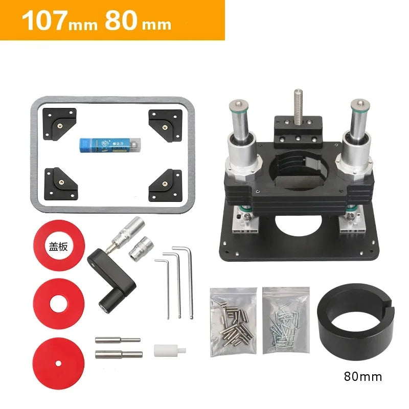 Trim Router Lift Systems Router Plate Heavy Duty Wood Router Inserted Lift Plate For Makita Woodworking Trimming Machine Router