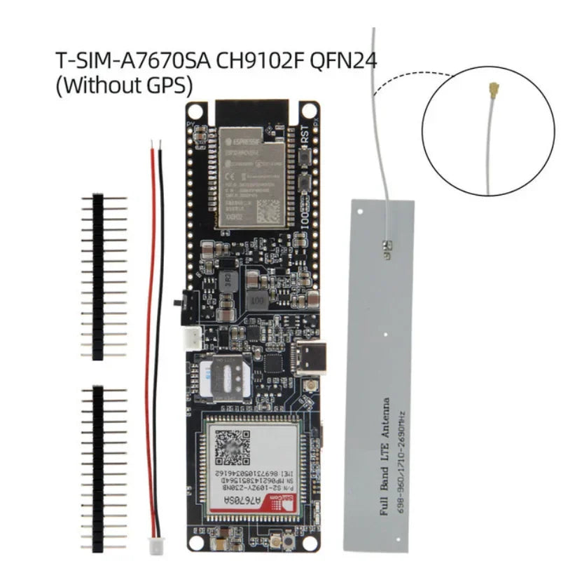 T-PCIE/T-SIM A7670E A7670SA R2 Wireless Module ESP32 Chip Support GSM/GPRS/EDGE For Arduino 4G LTE CAT1 MCU32 Development Board