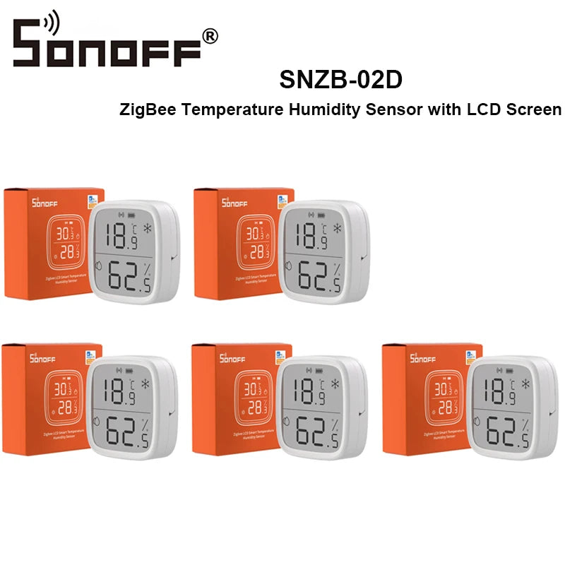 SONOFF SNZB 02D Zigbee Temperature Humidity Sensor with 2.5